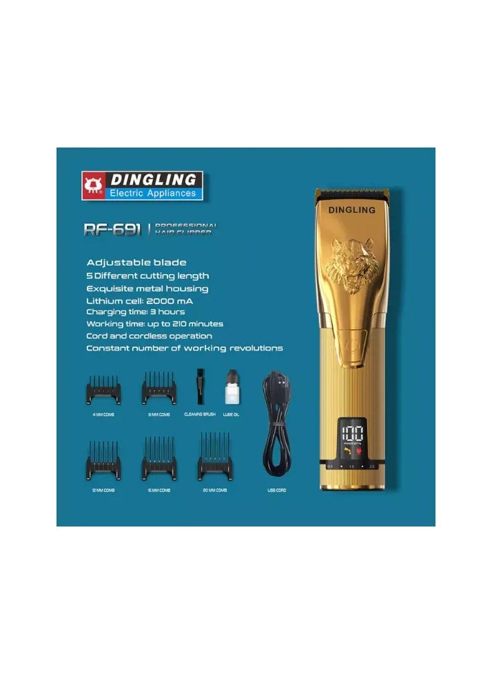 DINGLING - DINGLING Professional Hair Clipper - Image 1