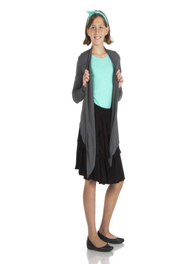 Kic Kee Pants كارديجان كيكي بانتس مفتوح من الأمام بلون سادة (لون حجري - مقاس M-8/10) - Image 2