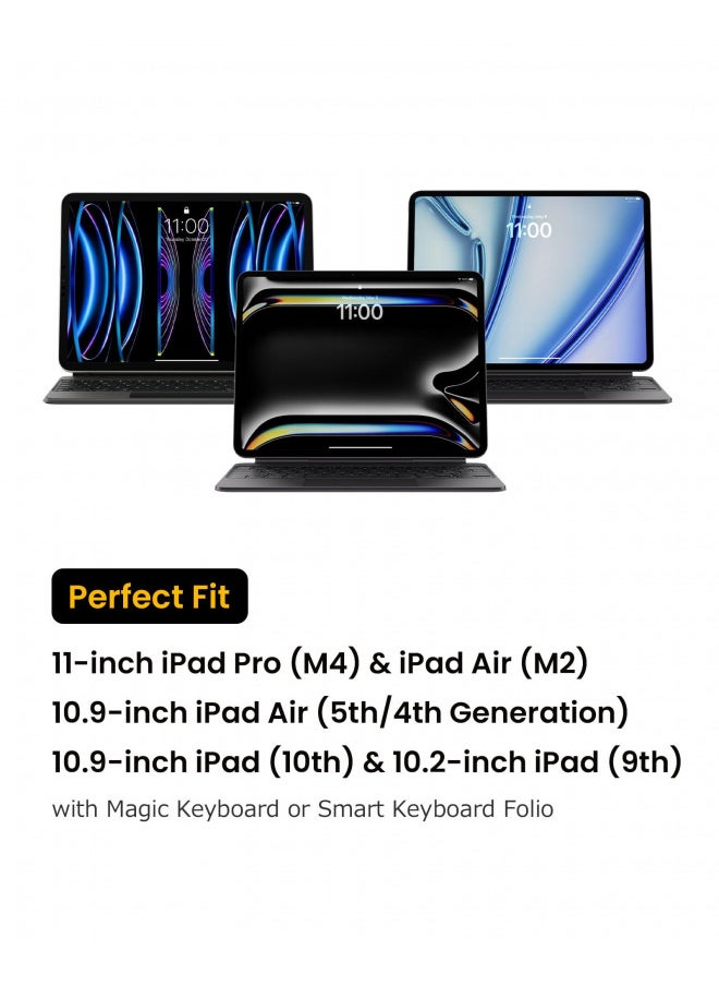 Tomtoc tomtoc 360 Protective Tablet Sleeve for 11-inch iPad Pro M2&M1 with Magic Keyboard or Smart Keyboard Folio, 10.9-inch iPad Air & iPad 10, Water-Resistant Case Bag with Accessory Pocket  - Image 2