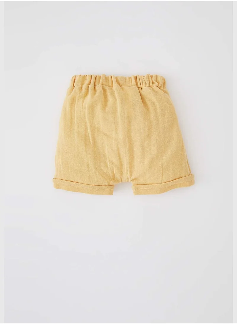 DeFacto Regular Fit Mini Newborn Shorts