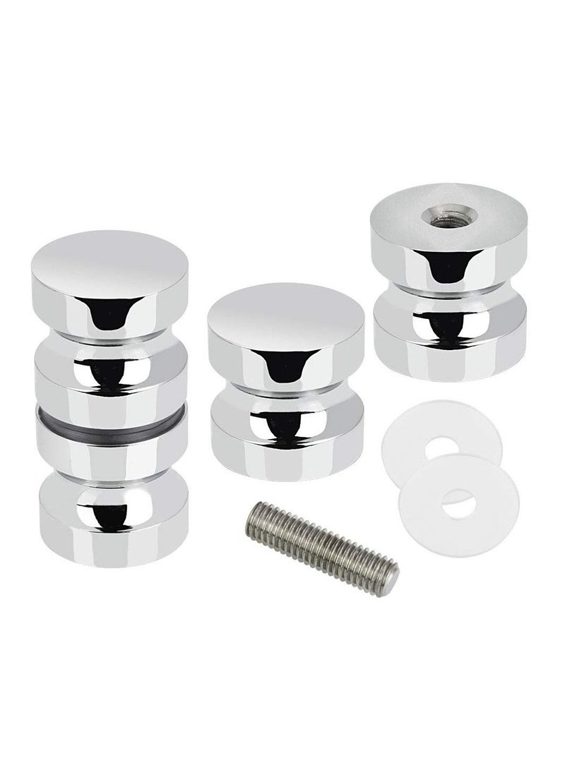 KASTWAVE 2 Set Shower Screen Handle Bathroom Door Handle Knob with Solid Stainless Steel for Replacement Groove Glass Door(Install Screw 7.5mmx30mm) - Image 2
