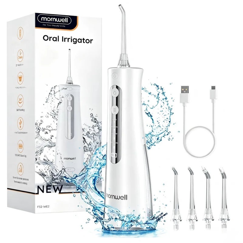 Mornwell F32 Water Floss Oral Teeth Whitening Home Appliance Sonic Water Flosser 260ML Tank Teeth Cleaner Oral Water Jet - Image 2