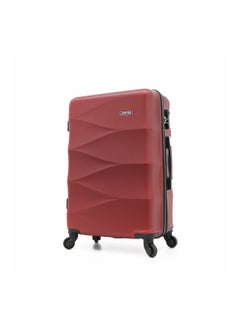 CAPITAL طقم حقائب أمتعة بعجلات من الجانب الصلب 3 قطع، عنابي (S-20&quot;،M-24&quot;،L-28&quot;)  - Image 2