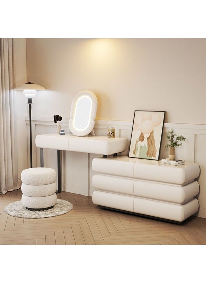 Multifunctional Dresser Makeup Vanity Dressing Table with Drawers and Chair 120 CM