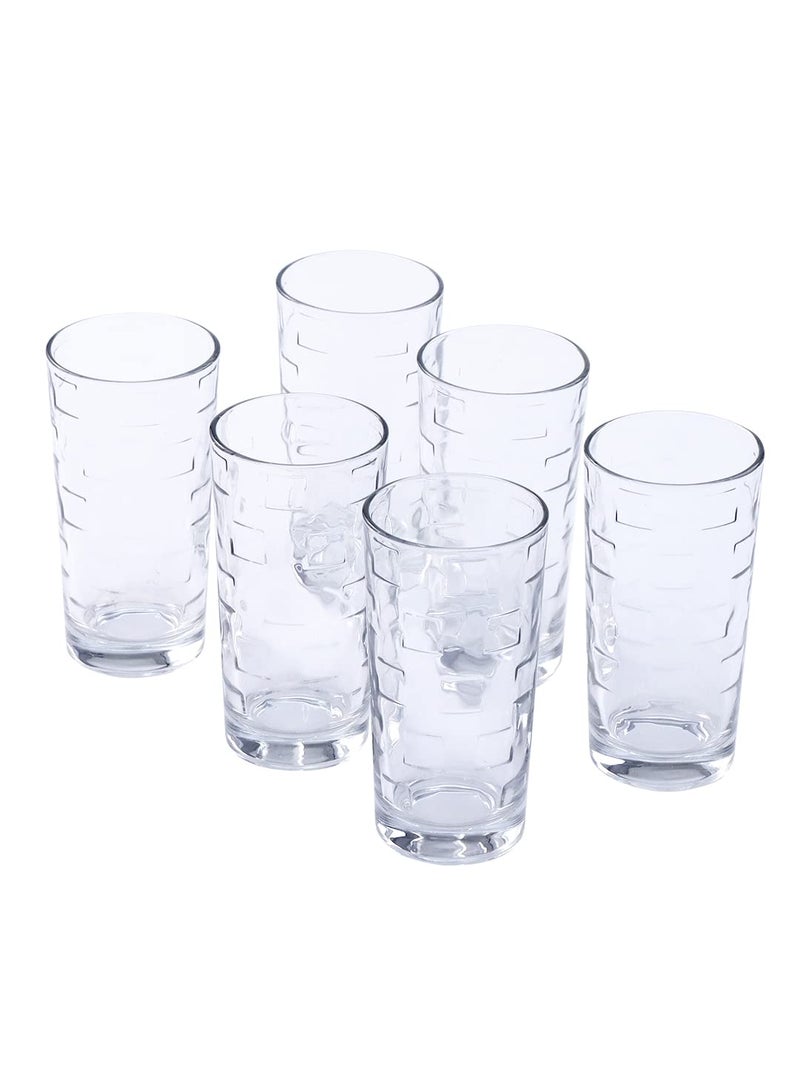 Wonderchef Modena Water Glass Cubes 245 ml Set of 6 - Image 1