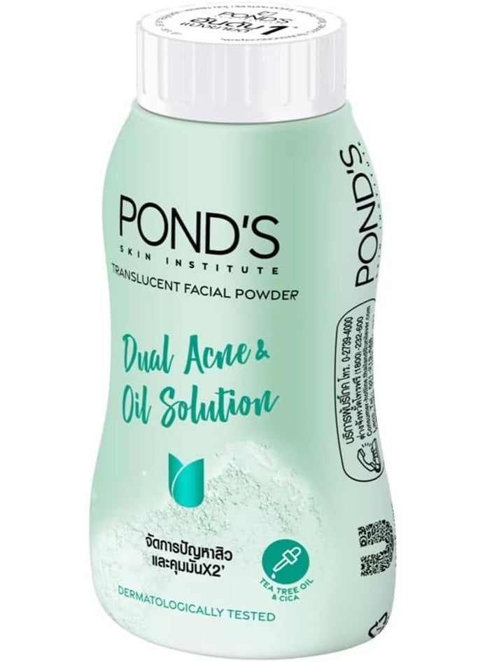 PONDS POND'S Dual Acne & Oil Solution Ultra Matte Facial Powder 50gm - Image 2