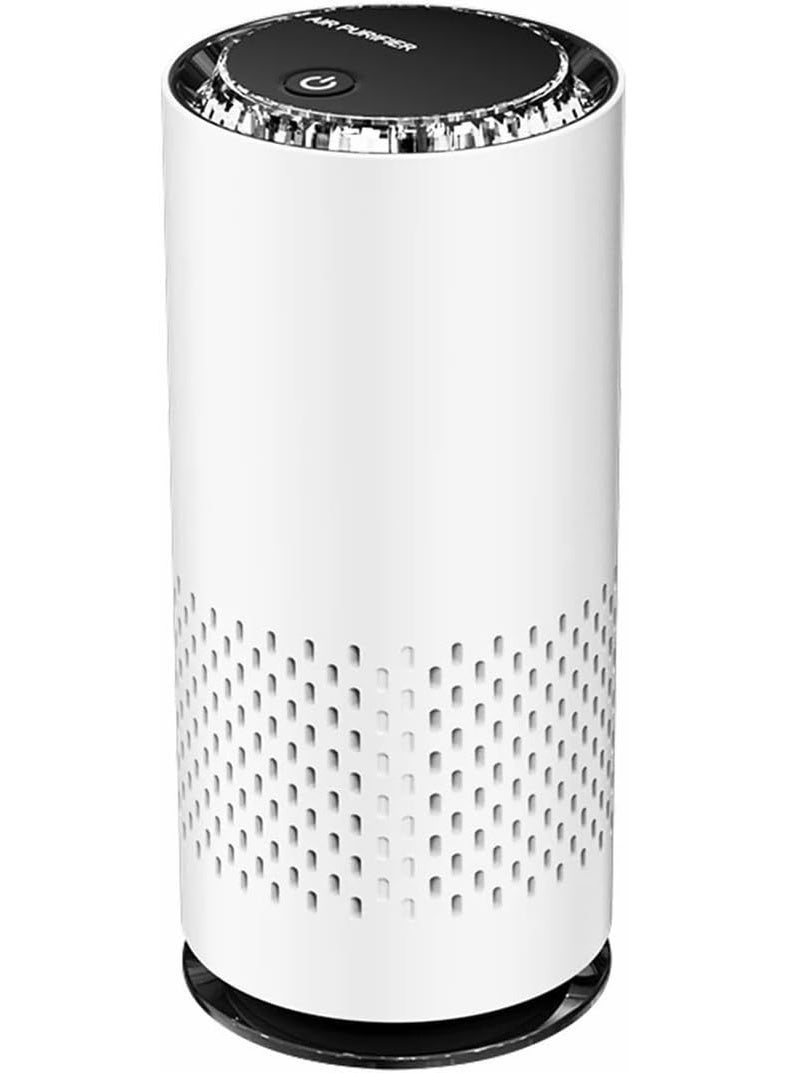 Portable Car and Home Air Purifier with Activated Carbon Filter, Wireless Operation, Aromatherapy & LED Light - Image 2