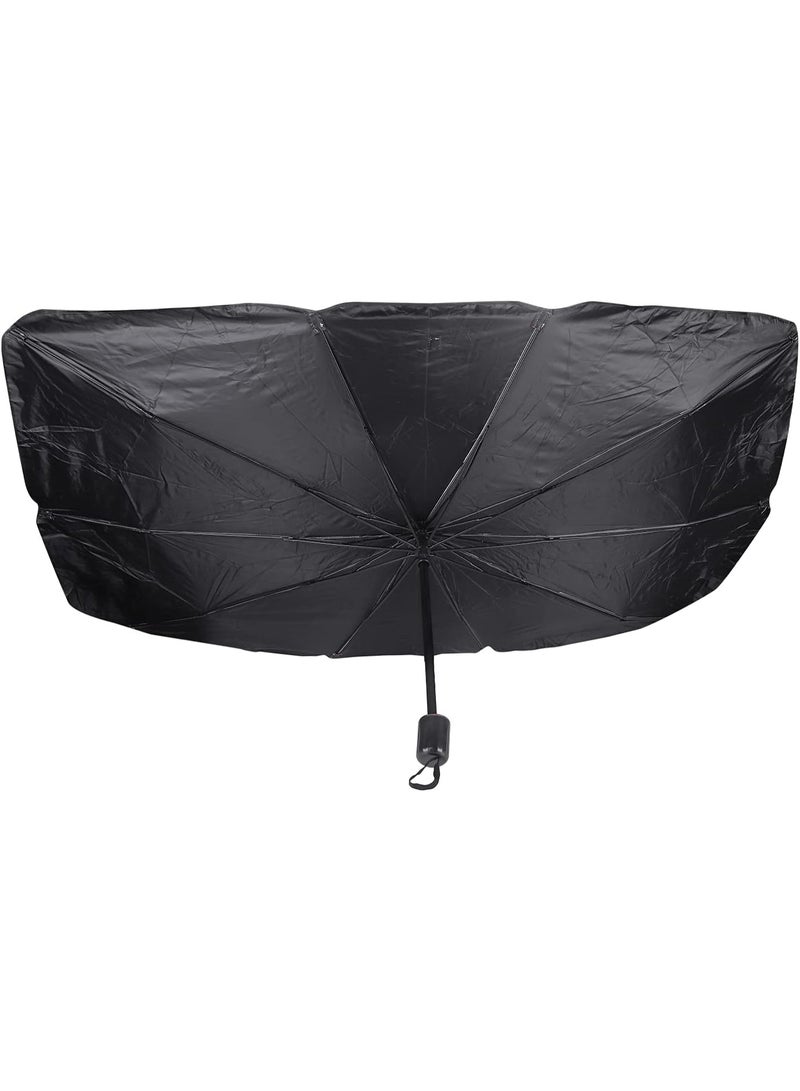 Foldable Car Windshield Sunshade, Front Window Shade UV Protection for Cars and Trucks - Image 1