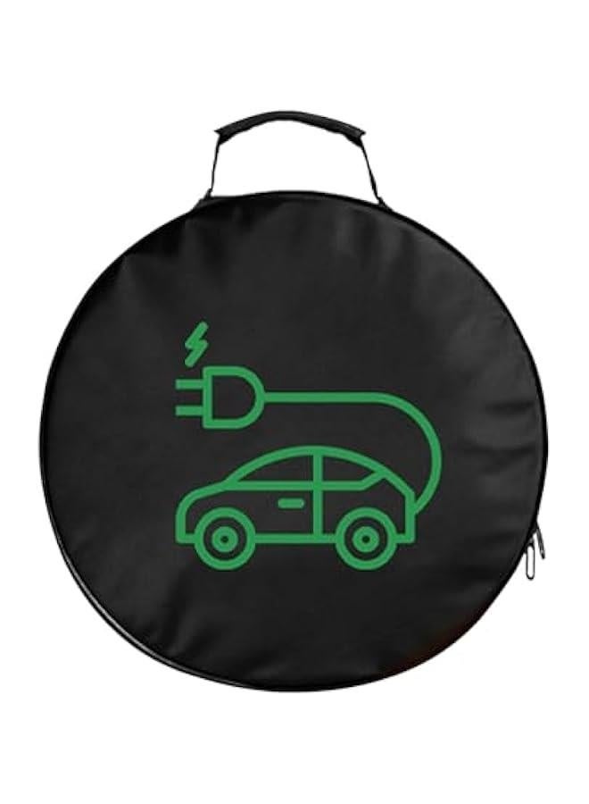 Waterproof EV Charger Cable Handled Bag | EV Extension Cords Trunk Organization Pocket,EV Charging Cable Bag,Zipper Closure Automotive Interior Storage Pouch for Car Air Pump - Image 1
