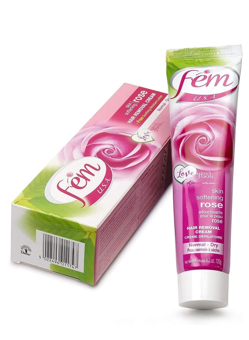 Fem Hair Removal Cream Rose 120g 2Pack - Image 2