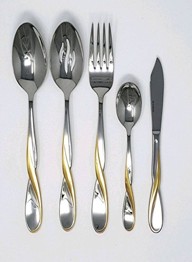 Oneida Golden Aquarius 5 Piece Serving Set