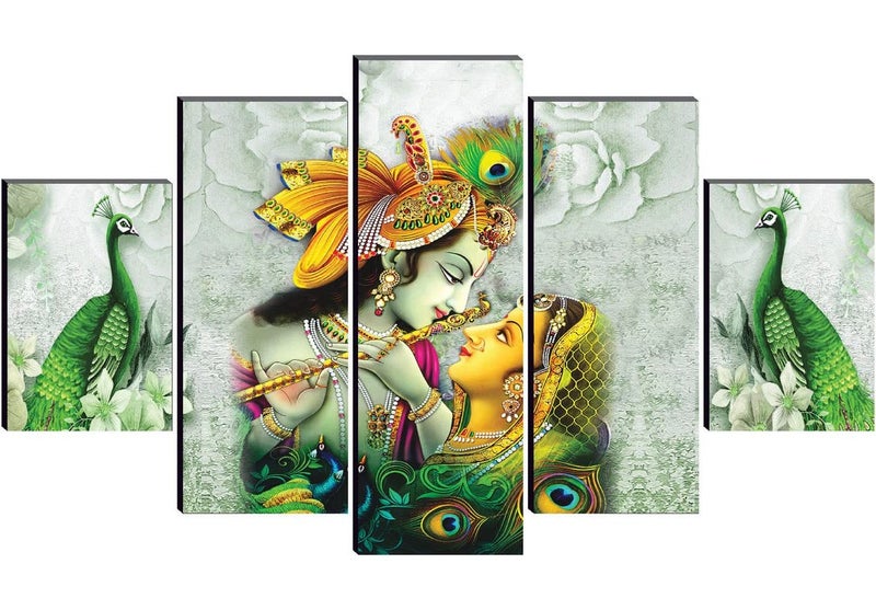 SAF paintings Set Of 5 Wall Painting With Frame For Home Decoration, Living Room, Spa, Office, Hotel Big Size Wall Décor 30 Inch x 18 Inch PNLS32232 - Image 4
