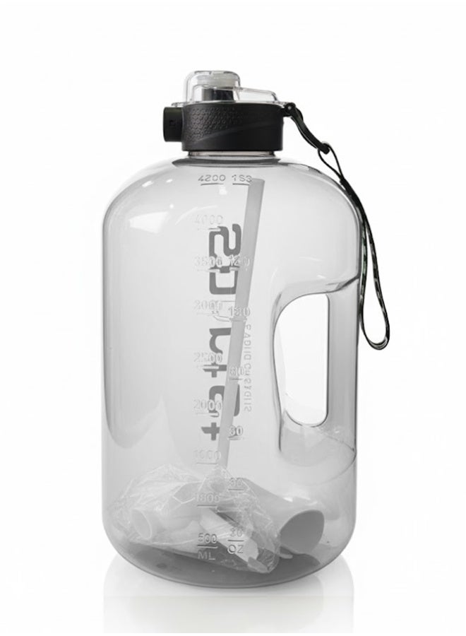 Crazy Boss 5L Large Capacity Sports Water Bottle with Handle & Strap Leakproof Reusable Drinking Bottle - Image 3