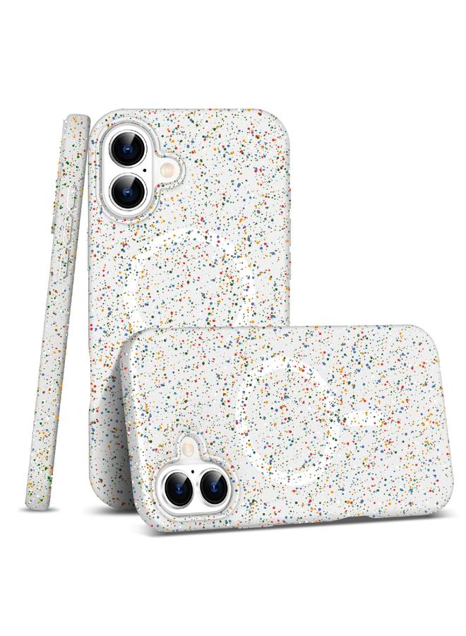 اس-توب جراب لهاتف iPhone 16 ملون غير لامع من Magsafe PC Hybrid TPU جراب هاتف - Image 1