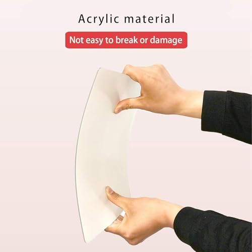 Fliptic 4pc Pack A4 Size Self Adhesive Acrylic Silver Mirror Finish Decorative Flexible Sheets Wall Stickers 30 x 21 cms - Image 4