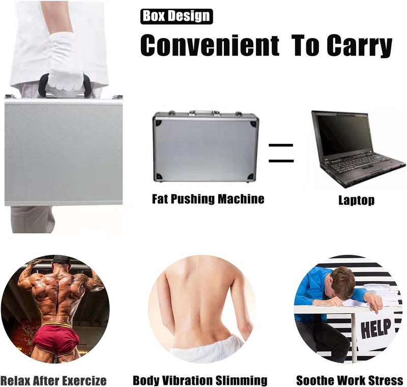 Elitzia Massage Machine Vibration Massager Cellulite Remove Deep Tissue Slimming Product Professional Muscle Relief Massage at Home ET2008C - Image 5