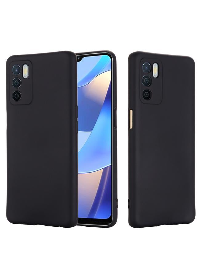 erorex Case For OPPO A16 / A16S Foreign Version Solid Color Liquid Silicone Shockproof Full Coverage Protective Case  - Image 1