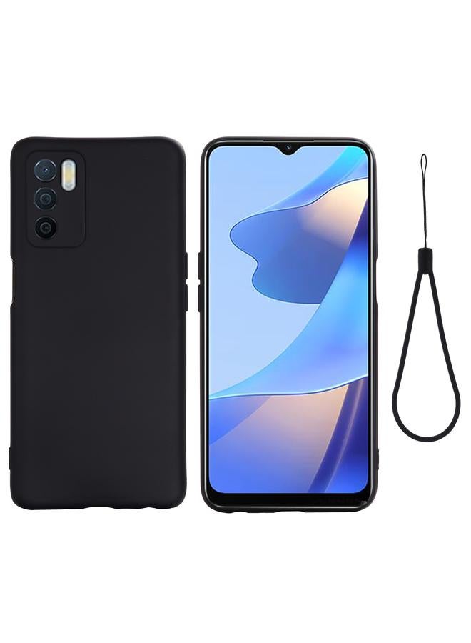 erorex Case For OPPO A16 / A16S Foreign Version Solid Color Liquid Silicone Shockproof Full Coverage Protective Case  - Image 2