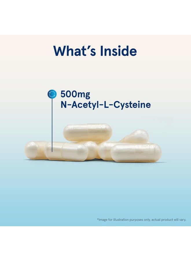 jarrow formulas ® N-A-C 500 mg, Dietary Supplement, Antioxidant Support for Liver Health, 60 Veggie Capsules, 60 Day Supply - Image 3