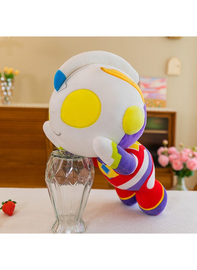 Generic - Ultraman Plush Toy Doll Q Version Standing Ultraman Children Doll Birthday Gift Wholesale-Color:Zetta Ultraman-Height:45cm - Image 1