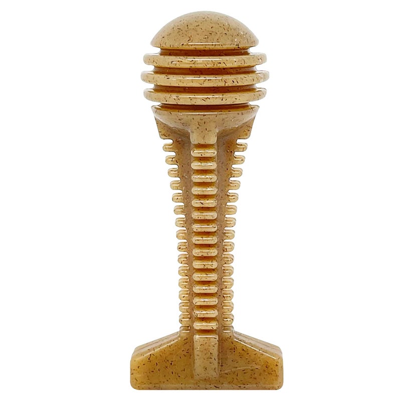 SodaPup Honey Bone Dental Tower Durable Dog Chew Toy Made in USA from NonToxic Pet Safe Food Safe Nylon Material for Mental Stimulation Clean Teeth Fresh Breath Problem Chewing More - Image 2