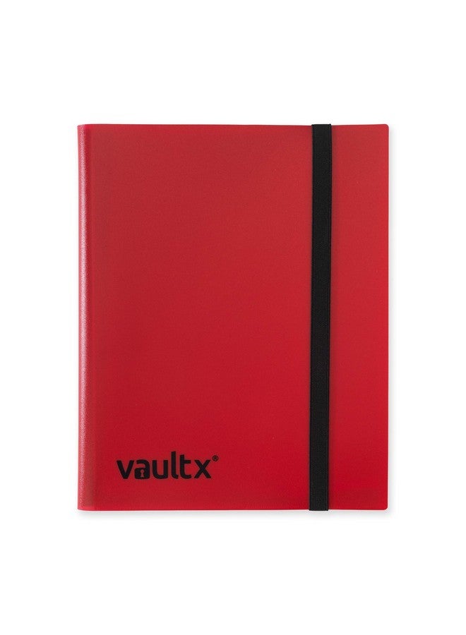 Vault X Binder - 9 Pocket Trading Card Album Folder - 360 Side Loading Pocket Binder For Tcg (Red) - Image 1
