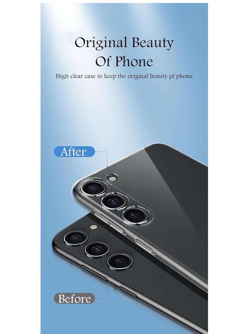 MIGOFAST Samsung S24 Plus Case Clear Slim Thin Flexible TPU with Scratch-Resistant Gel Rubber Soft Silicone Protective Phone Case Cover Galaxy S24 Plus Clear - Image 3