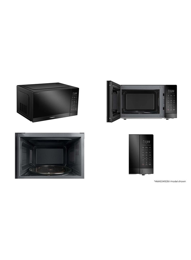 Hisense 32L Inverter Microwave Oven, 1100W Power,Stainless Steel Panel,HMAS3411SSV 32 L 1100 W HMAS3411SSV Black - Image 2