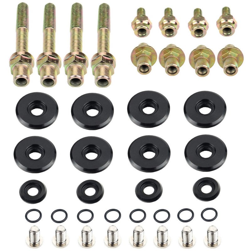 Dewhel BSERIES B16 B17 B18 VTEC LOWPROFILE SLIM VALVE COVER HARDWARE WASHER BOLT Color Black