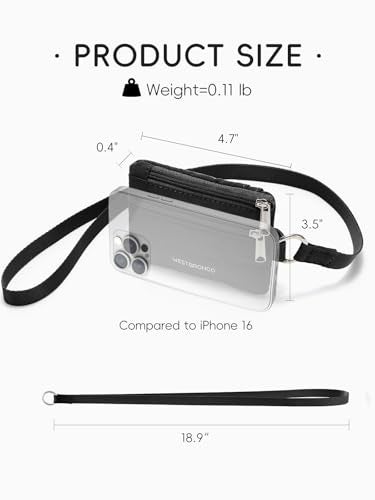 WESTBRONCO Small Puffer Lanyard Wallet with ID Window, Minimalist RFID Nylon Coin Pouch with 2 Zipper Pockets, Neck Badge Wallet, Waterproof Card Holder Wallet for Cards, Cash, Travel, Women, Men - Image 3