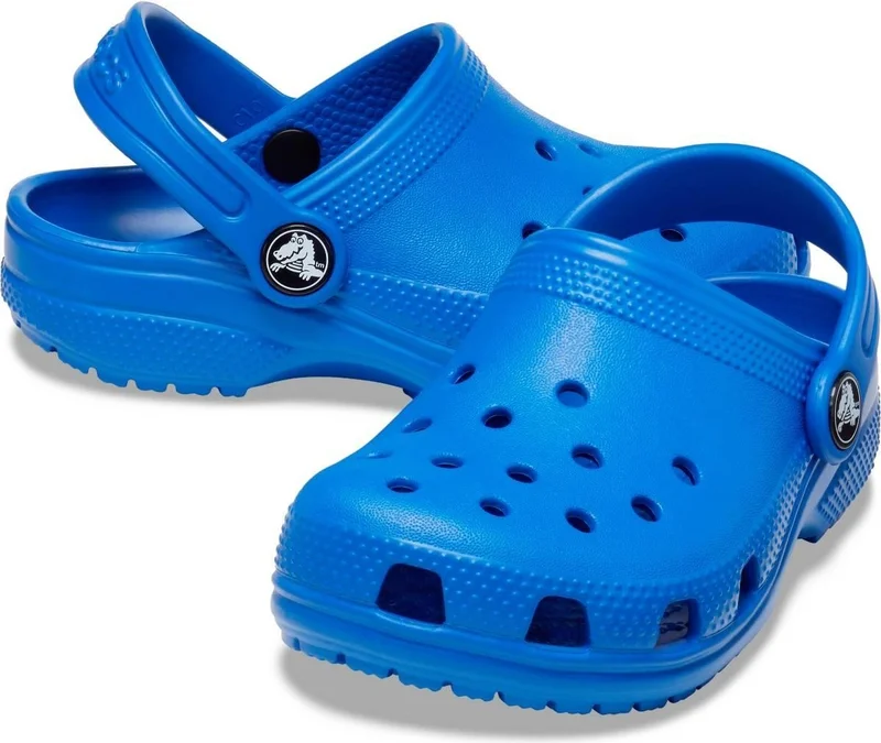 crocs Classic Blue Unisex Kids Slippers 206990-4KZ
