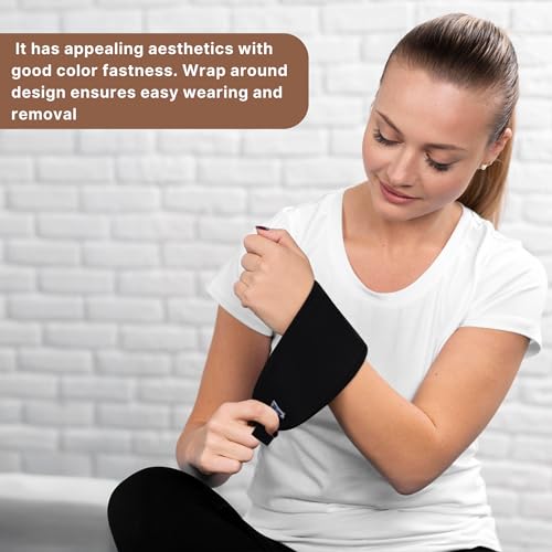 BPL Medical Technologies OrthoCare Elastic Wrist Binder | Wrist Brace | Wrist Support for Arthritis and Tendinitis Pain Relief for Men & Women - Universal Size - Image 5