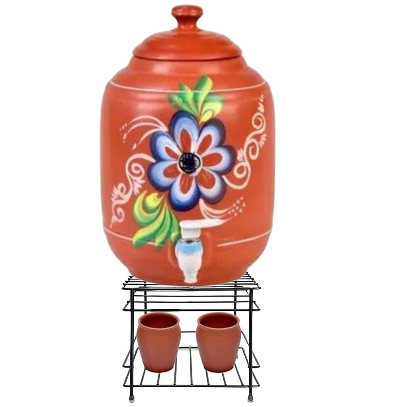 GLOCY Matka Stand for Water Pot Water Pot Stand for Kitchen Water Filter Stand Matka Stand for Kitchen countertop Plant containers for Homeonly Stand not Matka - Image 1