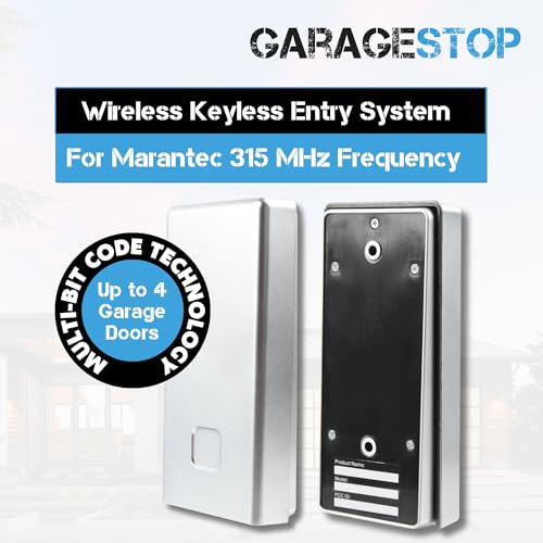 Garage Stop 2X for Marantec Garage Door Keypad, Wall Mount Garage Door Opener Keypad M13-631, 104053, Wireless Garage Door Keypad Opener fits Marantec Garage Door Remote - Image 2