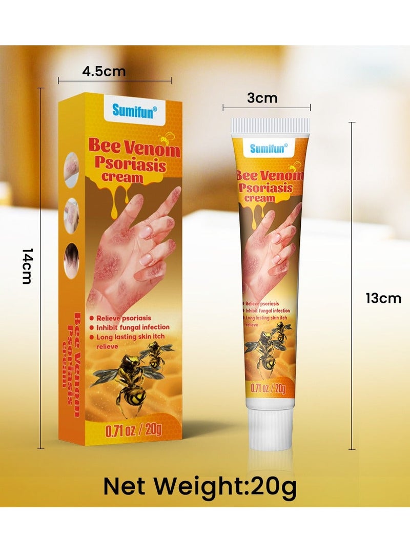Sumifun 3-PACK Bee Venom Anti-itch Cream, Relieve Skin itching, Repair And Relieve Itching 20g*3 - Image 2