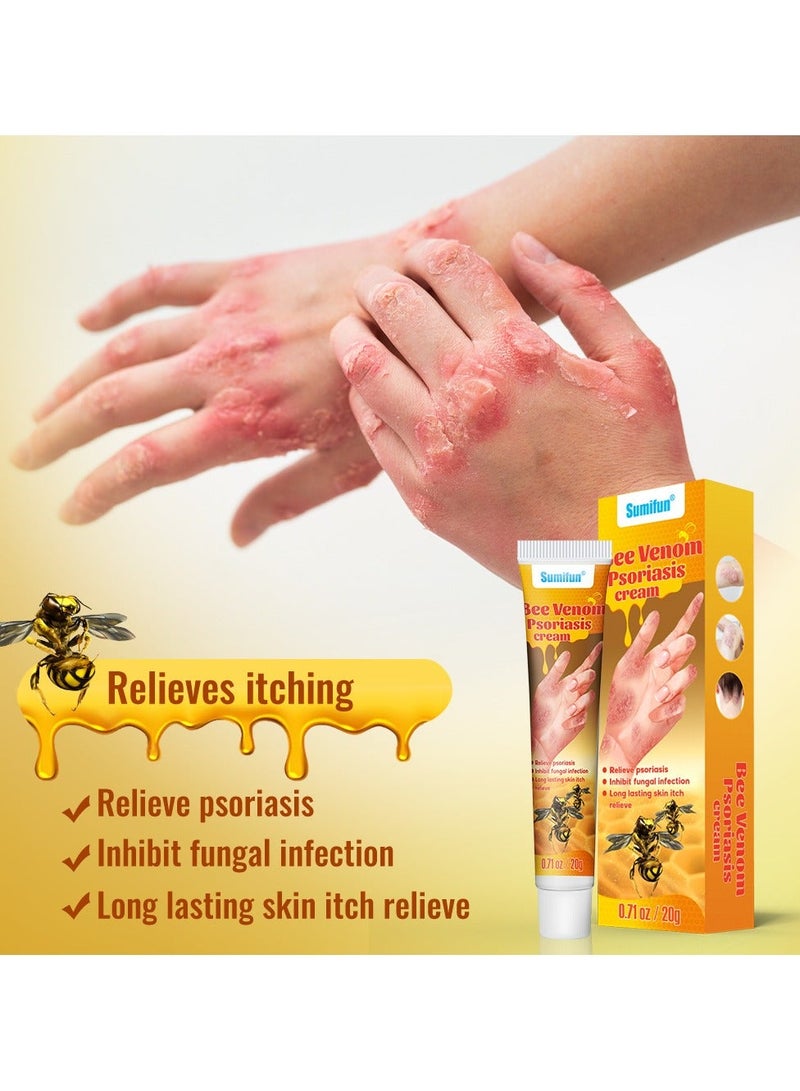 Sumifun 3-PACK Bee Venom Anti-itch Cream, Relieve Skin itching, Repair And Relieve Itching 20g*3 - Image 3
