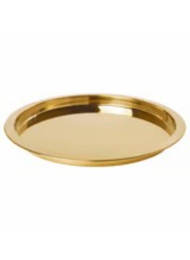 Tray brass colour 38 cm - Image 1