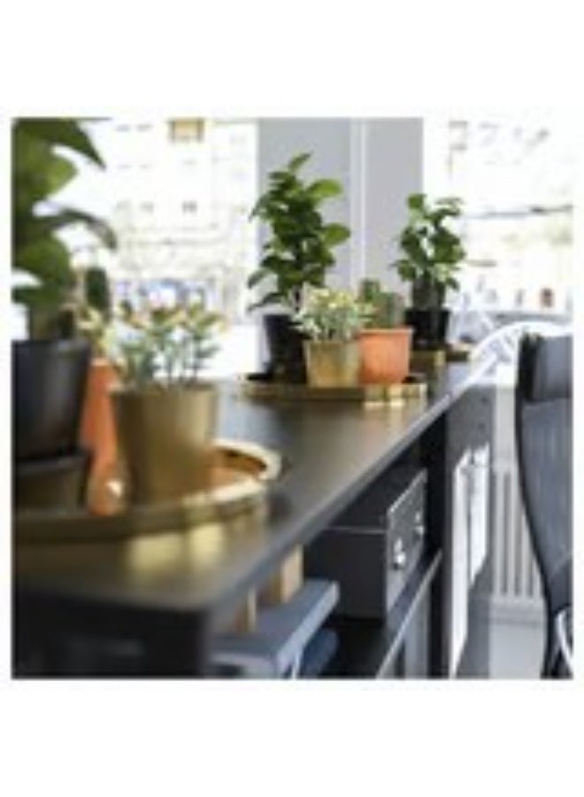 Tray brass colour 38 cm - Image 4