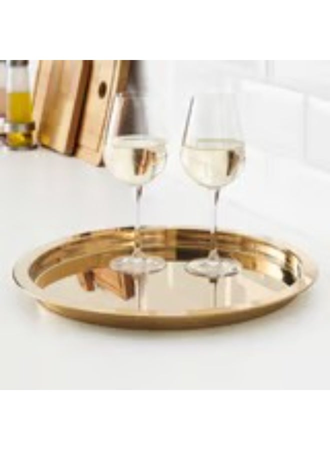 Tray brass colour 38 cm - Image 2