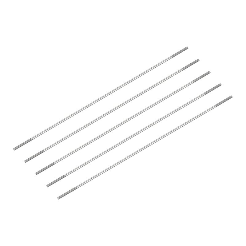 METALLIXITY Double Ended Stud Screws (M4 Thread 160mm Length) 5pcs, 304 Stainless Steel Dual Threaded Rod Bolts - for House Maintenance - Image 1