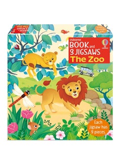Usborne Book and 3 Jigsaws: The Zoo  - Image 1