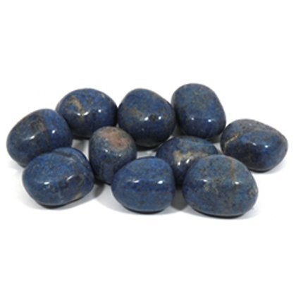 GeoFossils Dumortierite Tumble Stone (20-25mm) 5 Pack - Image 1