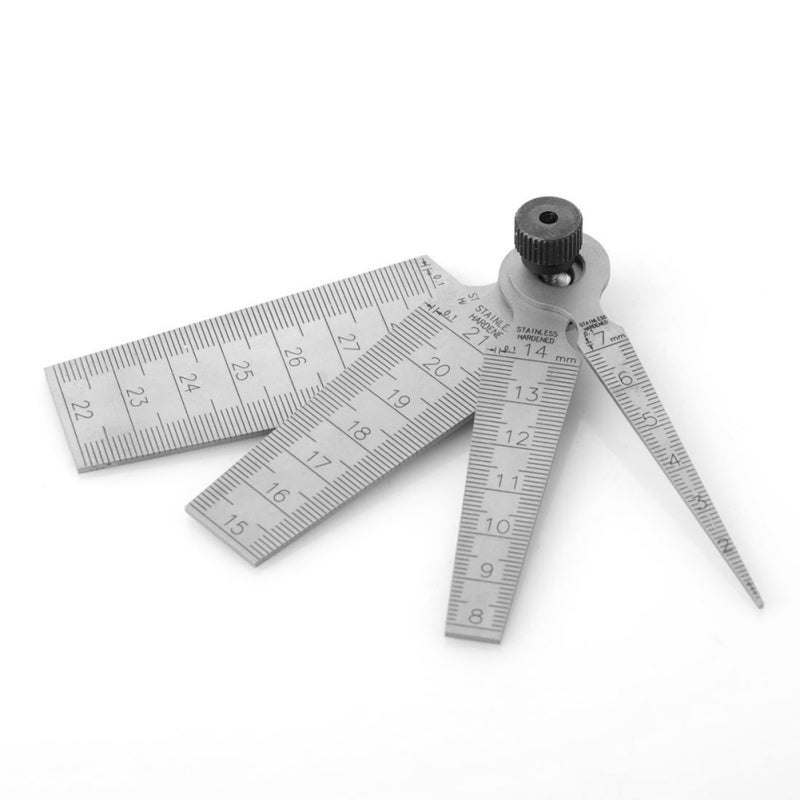 4 PCS 0-29mm Hole Measuring Tapers Ruler Gaps Measuring Ruler Set Depth Inspecting Ruler Utility Measuring Tool - Image 3
