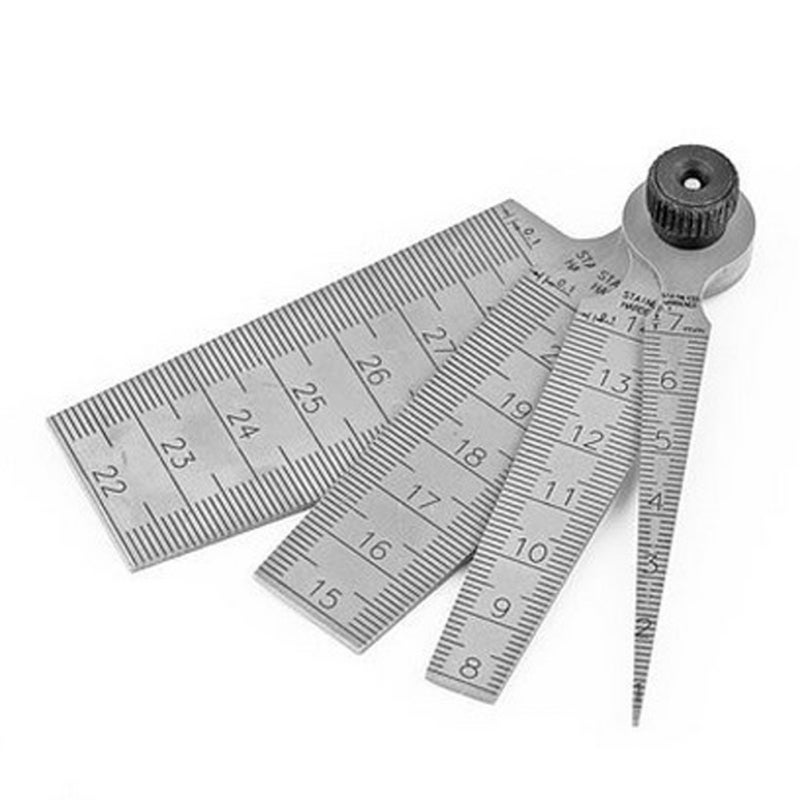 4 PCS 0-29mm Hole Measuring Tapers Ruler Gaps Measuring Ruler Set Depth Inspecting Ruler Utility Measuring Tool - Image 1