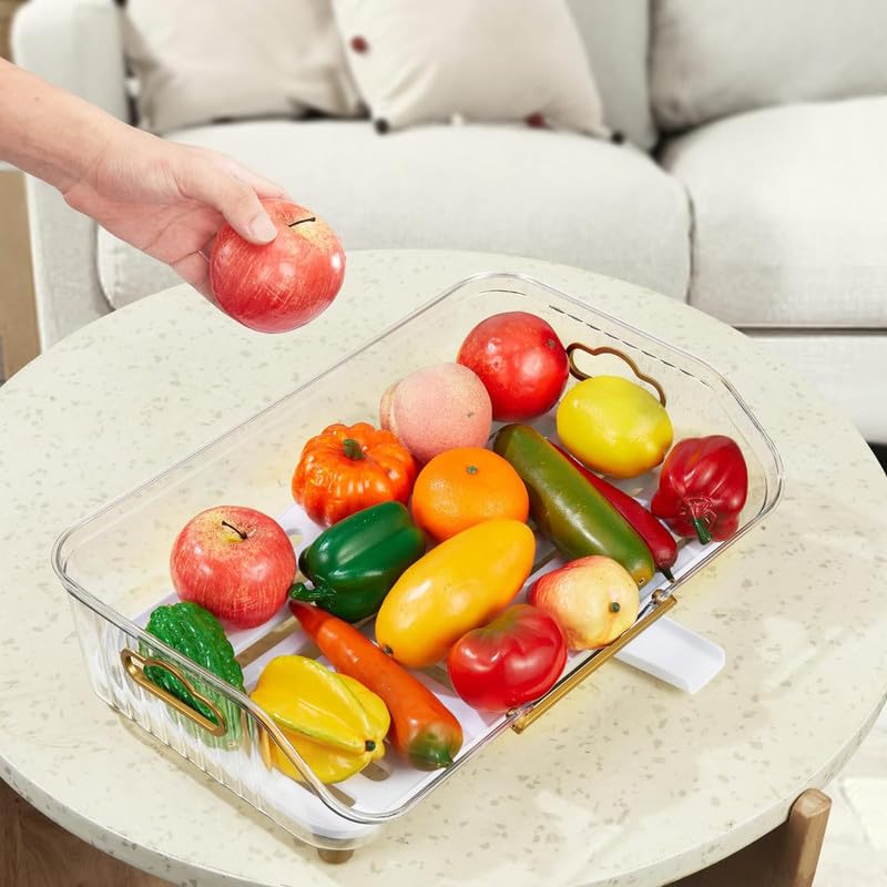 MosQuick® Acrylic Dish Drying Rack Vessels Stand for Kitchen Bartan Stand in Kitchen Large Kitchen Vessel Drainer Basket with Spoon Holder Basket for Utensils After Wash Dish Rack for Kitchen Sink - Image 4