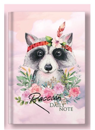 Watercolor Animals Notebook A5 Size 80 Sheets (Raccoon) - pzsku/ZDB1245D0519EE24F4042Z/45/_/1714381424/226562e6-71f1-4f04-82f5-9c824c42c387
