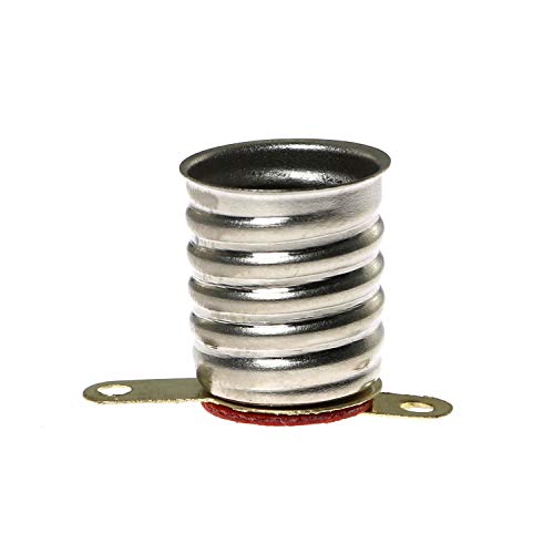 SQXBK Mini Light Bulb Kit 10PCS E10 1.5V/0.3A Miniature Screw Base Light Bulbs and 10PCS E10 Golden Light Socket Bulbs Lamps Base Holders for Home Experiment Circuit Electrical Test Accessories - Image 2