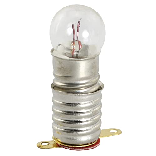 SQXBK Mini Light Bulb Kit 10PCS E10 1.5V/0.3A Miniature Screw Base Light Bulbs and 10PCS E10 Golden Light Socket Bulbs Lamps Base Holders for Home Experiment Circuit Electrical Test Accessories - Image 5