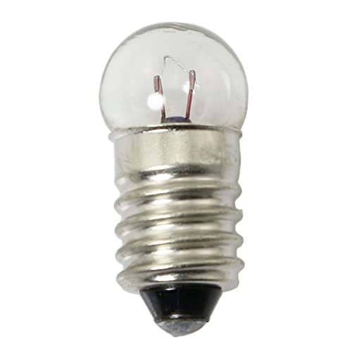 SQXBK Mini Light Bulb Kit 10PCS E10 1.5V/0.3A Miniature Screw Base Light Bulbs and 10PCS E10 Golden Light Socket Bulbs Lamps Base Holders for Home Experiment Circuit Electrical Test Accessories - Image 3