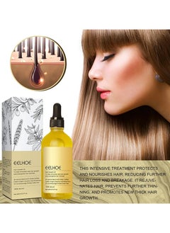 EELHOE Veganic Hair Growth Oil, Organic Rosemary Oil for Hair Growth, EELHOE Natural Hair Growth Oil for Improves Dry Damaged Hair and Growth Thin Hair  - Image 3